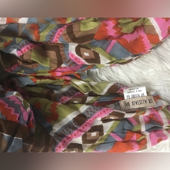 Sir Alistair Rai Printed Scarf - Picture 2 of 3